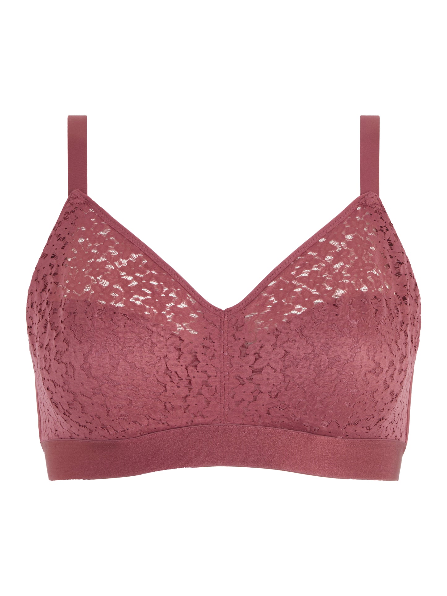 Norah Comfort Lace Wireless Bra In Sepia - Chantelle