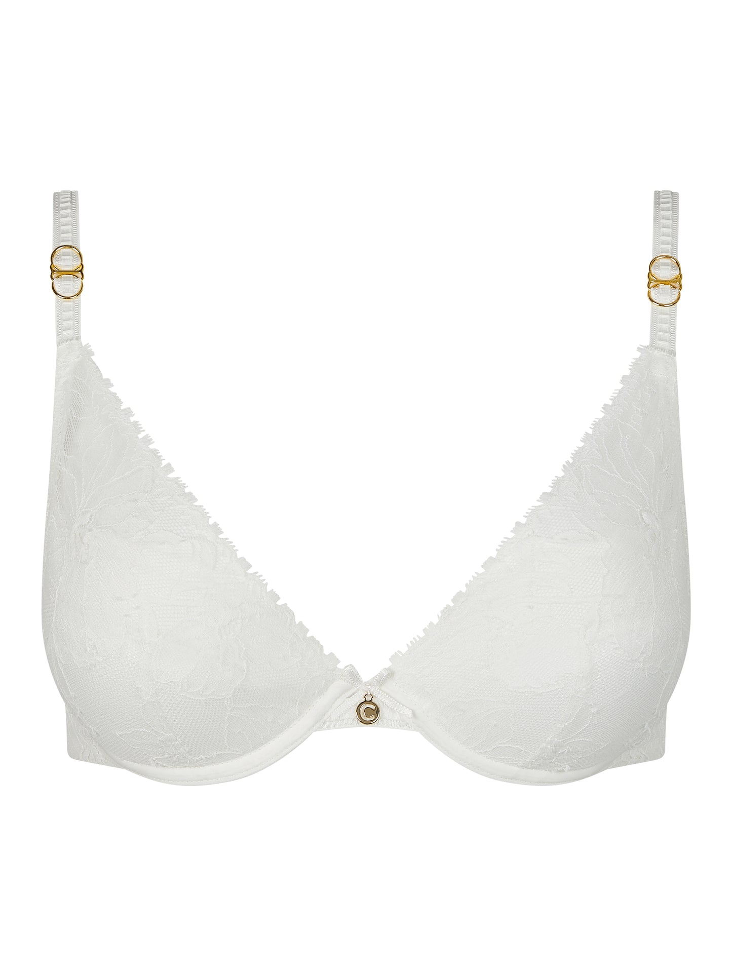 Orchids Push Up Bra In Milk - Chantelle - BraTopia