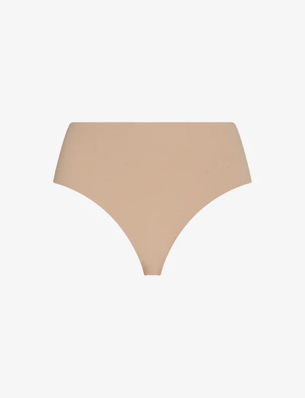 Classic Mid-Rise Thong In Beige - Commando - BraTopia