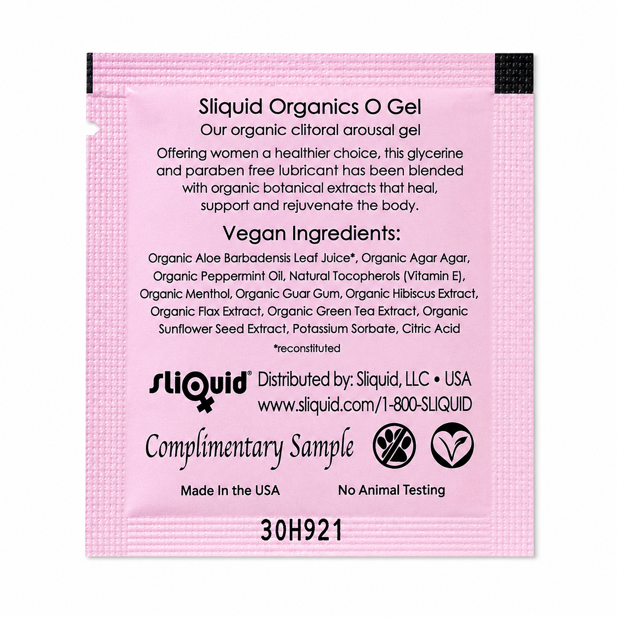 Organics O Gel 0.17 oz - Sliquid
