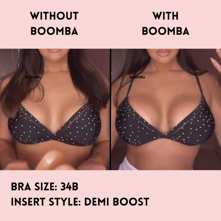 Demi Boost Inserts In Beige - Boomba - BraTopia