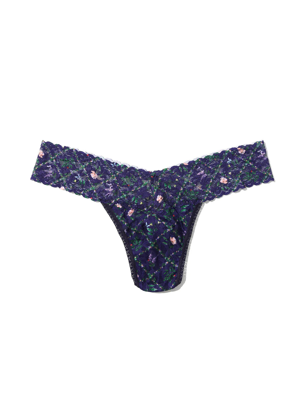Low Rise Signature Lace Thong In Everlasting - Hanky Panky