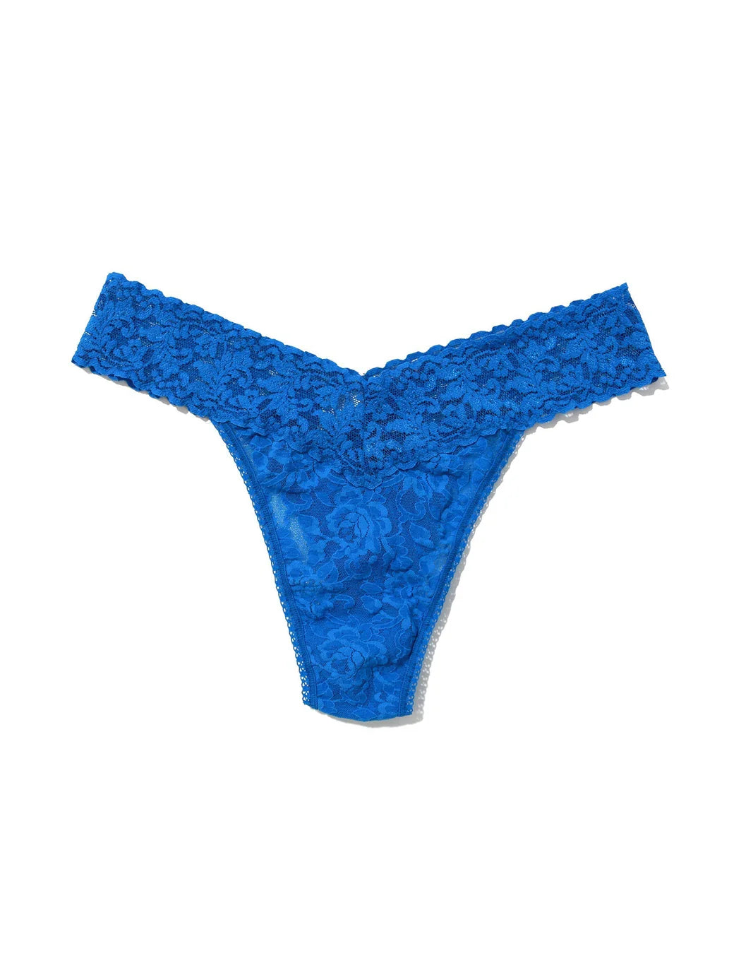 Original Rise Signature Lace Thong In Across The Pond - Hanky Panky - BraTopia