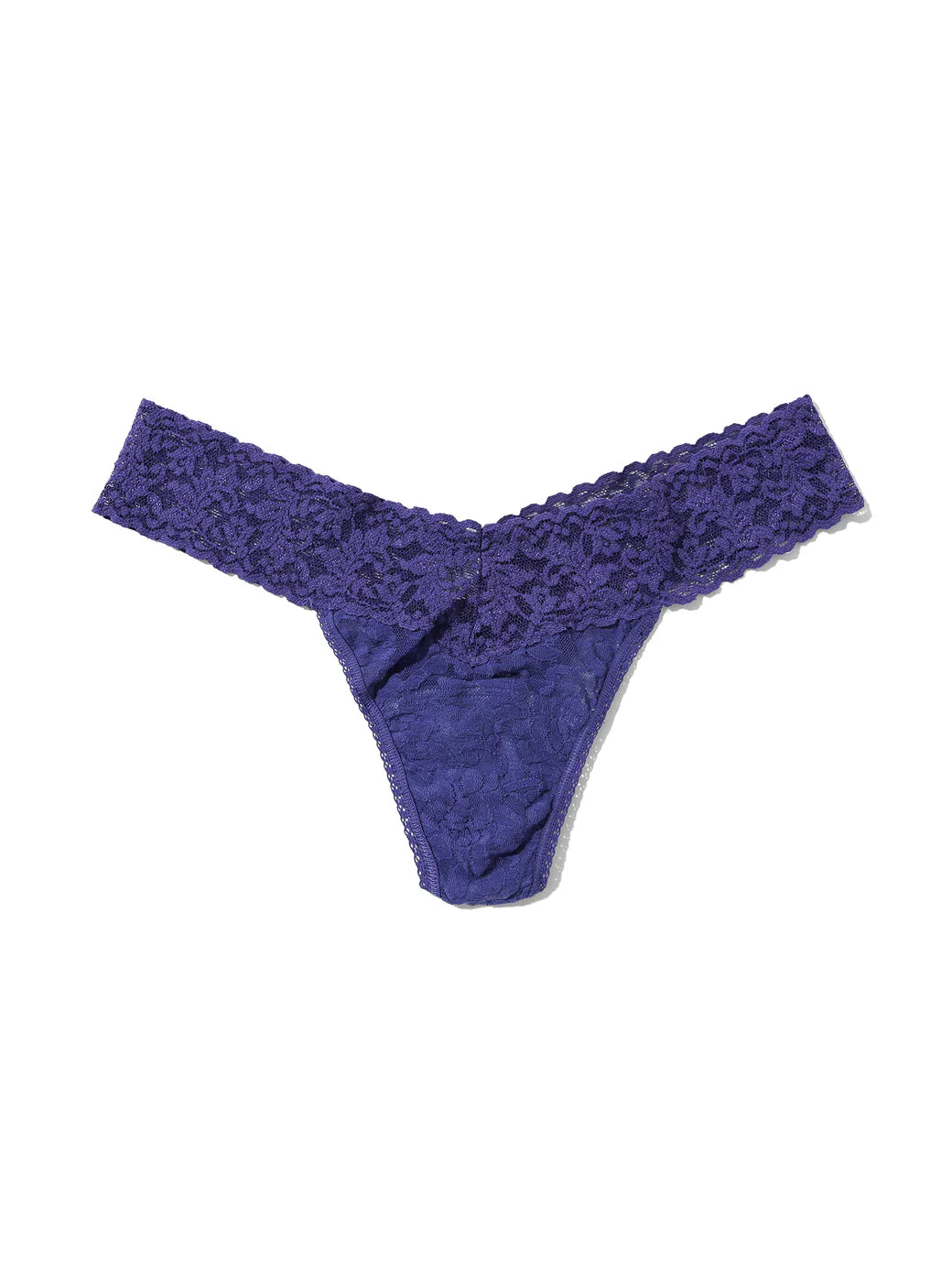 Low Rise Signature Lace Thong In Deep Sleep - Hanky Panky