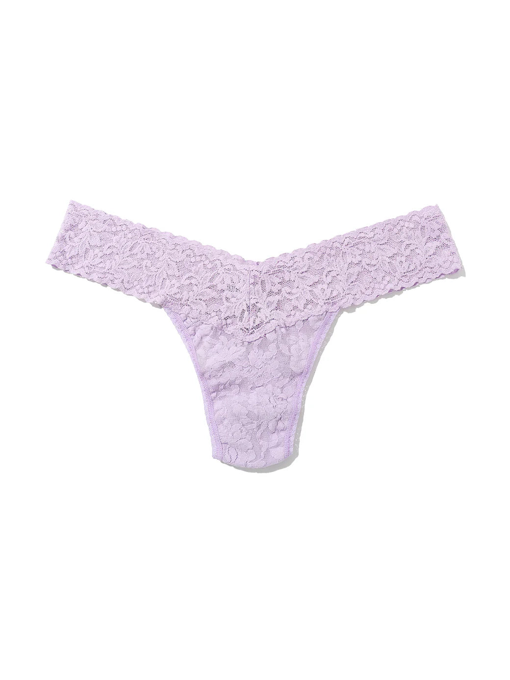 Low Rise Signature Lace Thong In Lavender Fields - Hanky Panky