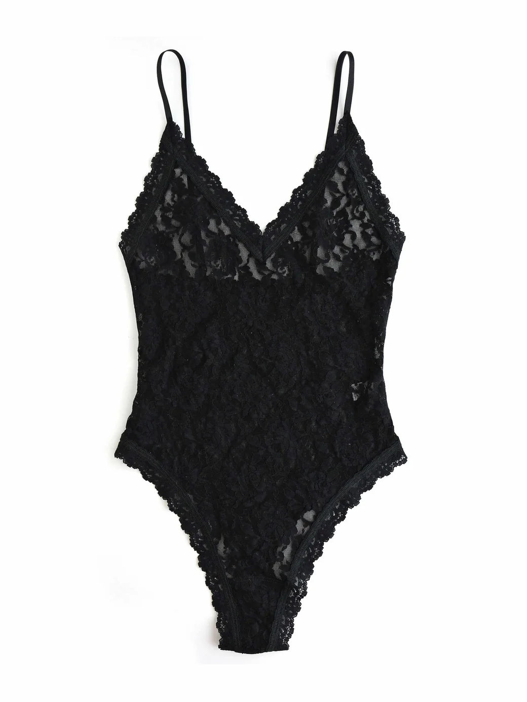Thong Back Bodysuit In Black - Hanky Panky
