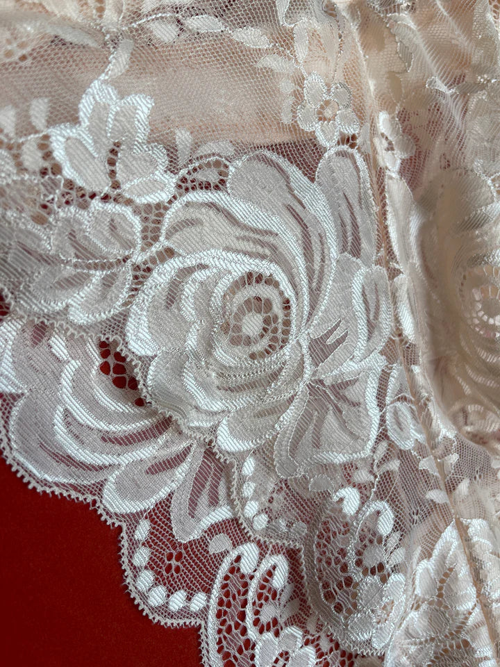 The Lace Babydoll In Whisper Peach - Kilo Brava