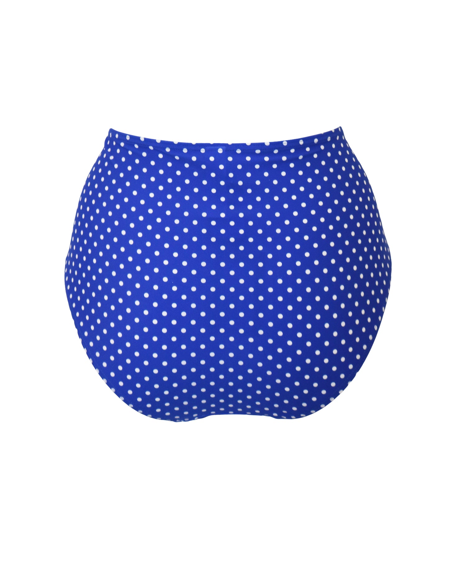 Sicily High Waist Tummy Control Brief In Blue/White - Pour Moi - BraTopia