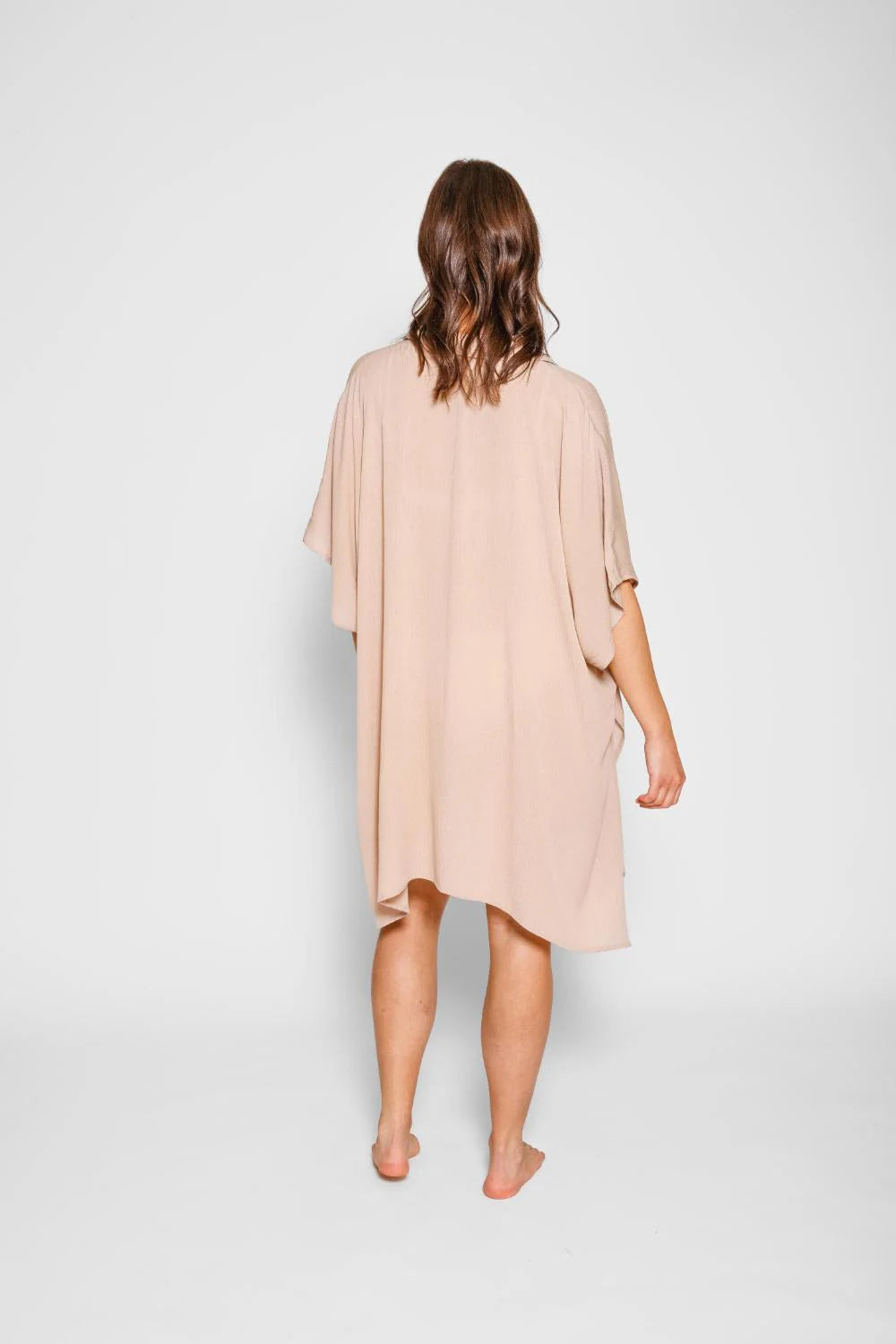 Miami Big Shirt Dress In Coconut - Koy Resort - BraTopia