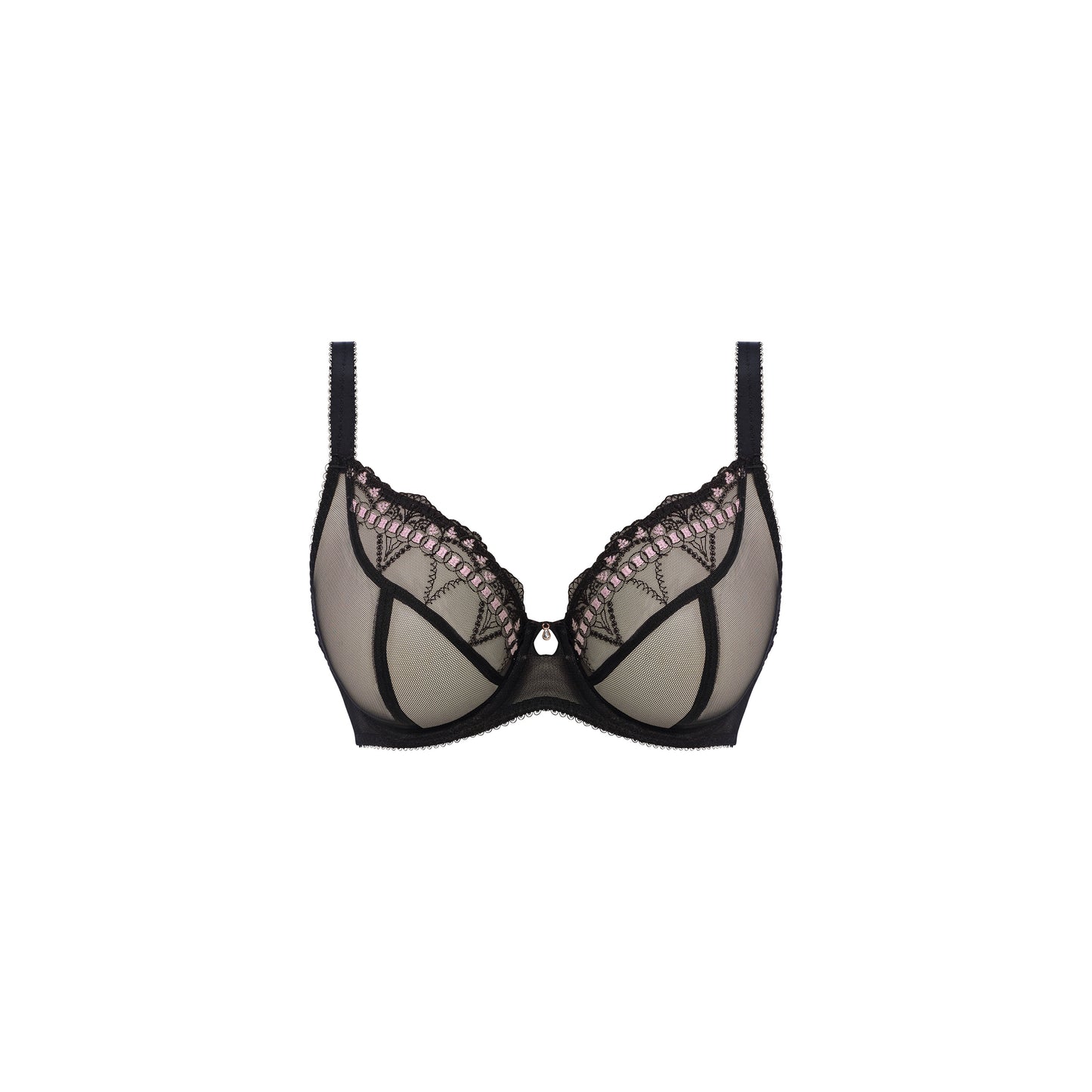Loveland UW Plunge Bra In Boudoir Noir - Freya - BraTopia