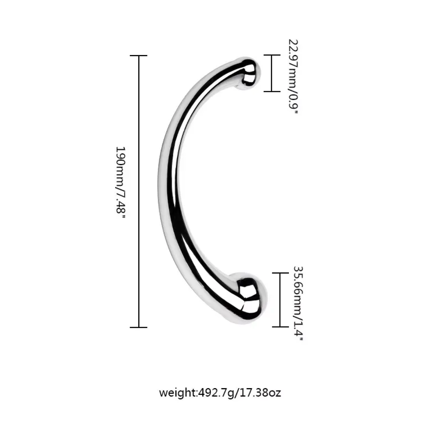 Extreme Magic Large Wand In Silver - Pink Elephant - BraTopia