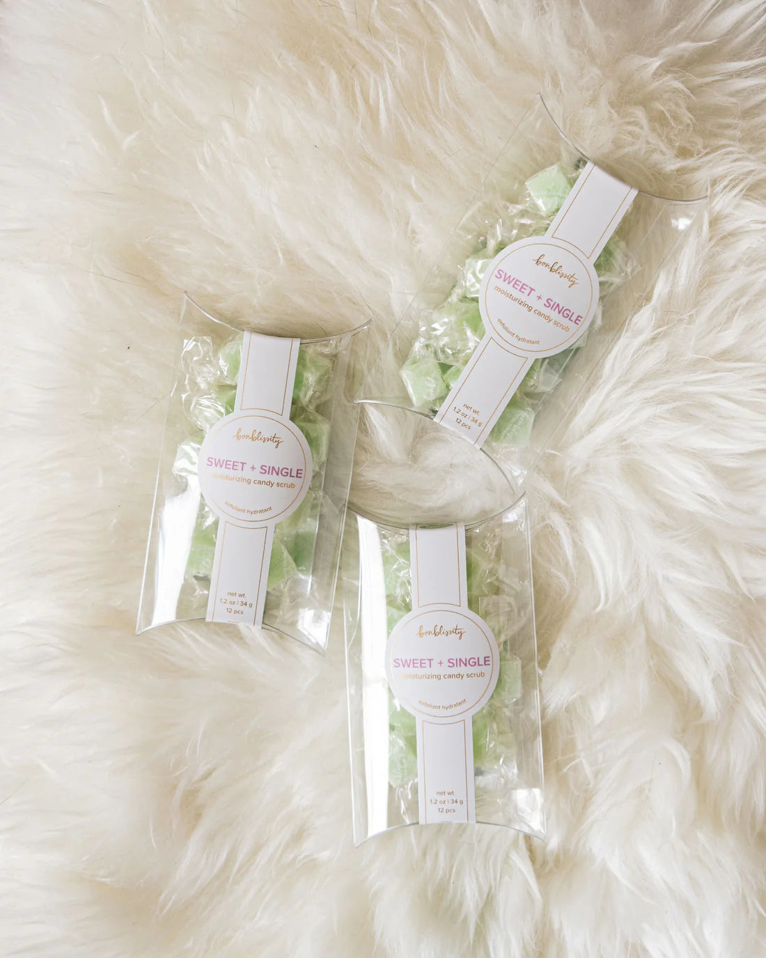 Mini Me Sugar Cube Candy Scrub - bonblissity