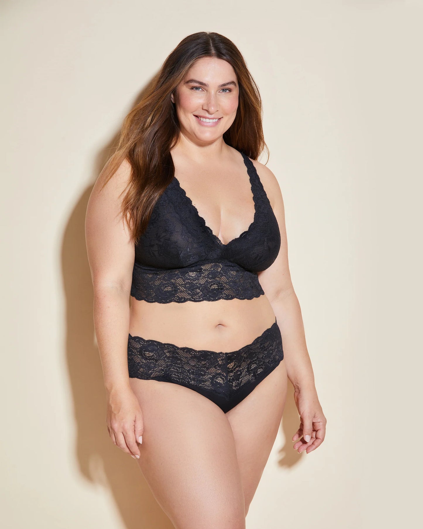 Never Say Never Hottie Low Rise Hotpant In Black - Cosabella - BraTopia