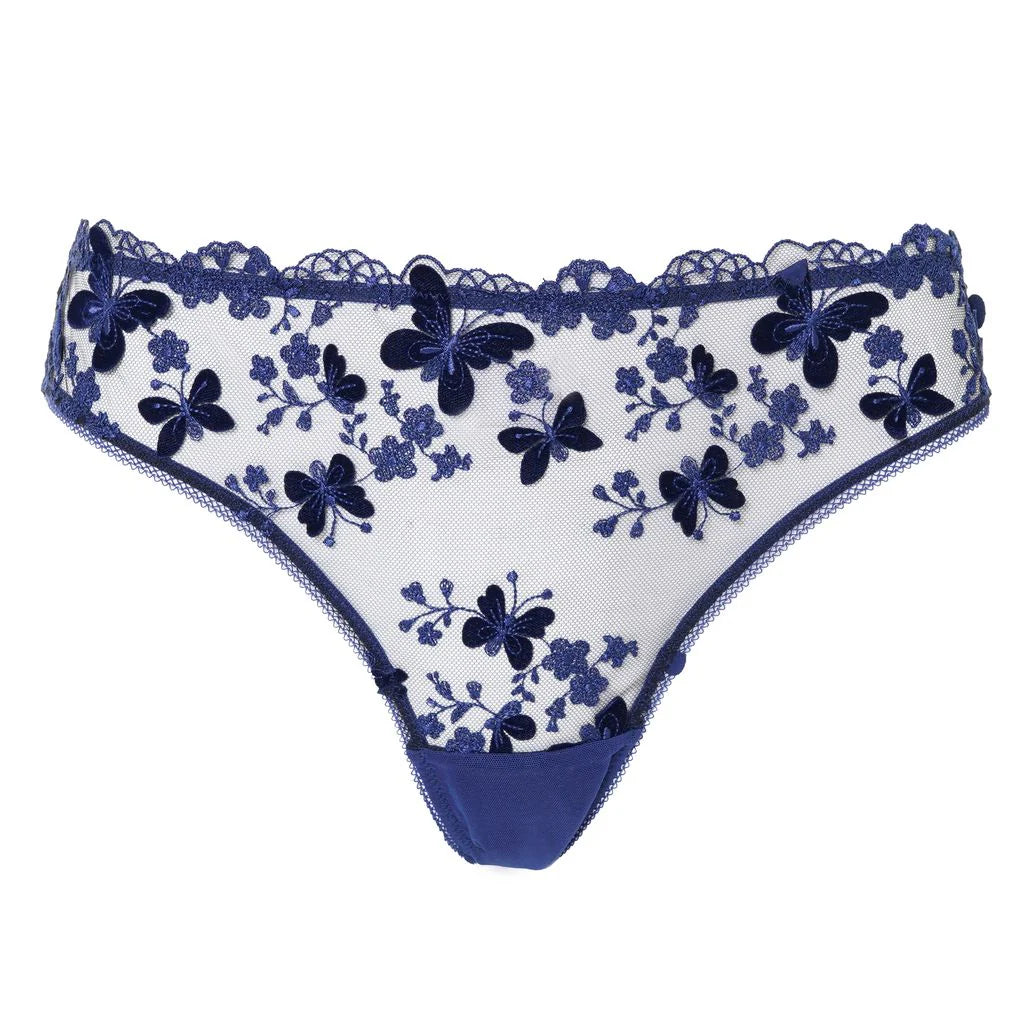Papilon Thong In Navy - Huit - BraTopia