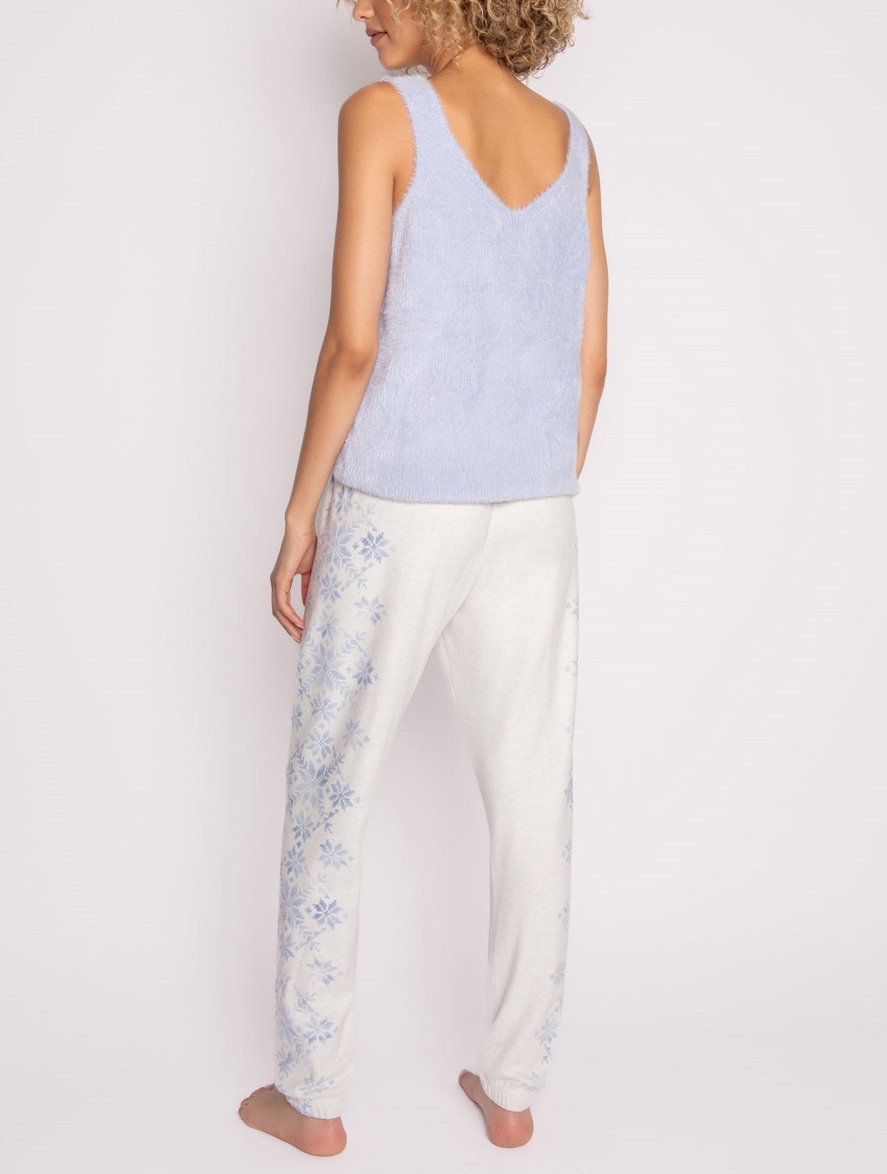 Nordic Nights Banded Sleepwear Pant In Heather Cloud - PJ Salvage - BraTopia