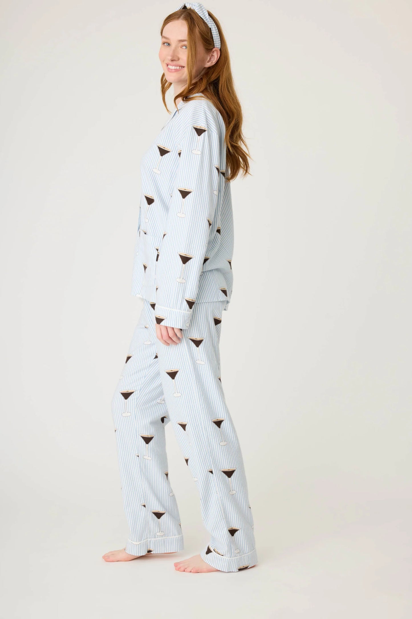 Happy New Year PJ Set In Bluestone - P.J. Salvage - BraTopia