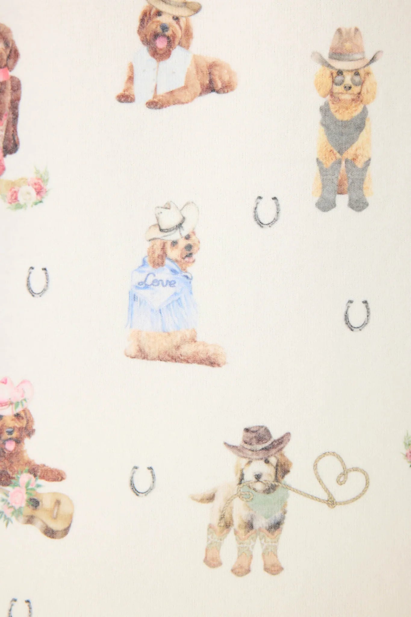 Ruff On The Range Tank Top In Natural - PJ Salvage