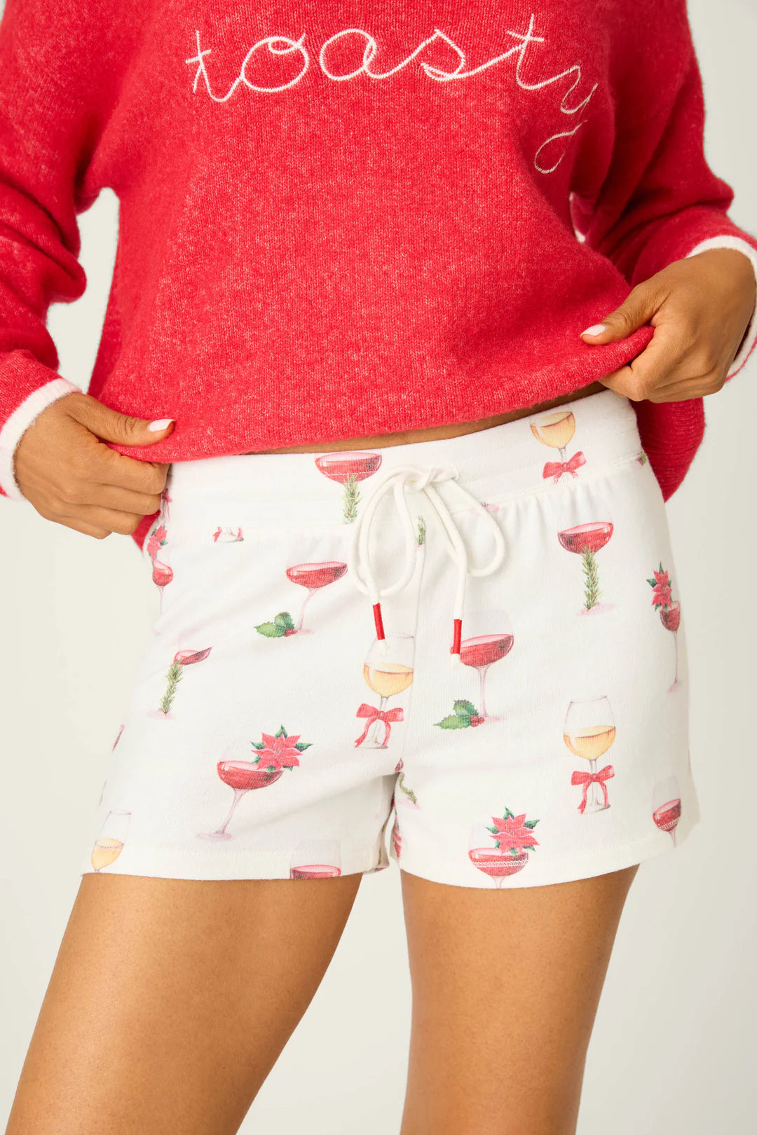 Lets Get Toasty Short In Ivory - PJ Salvage