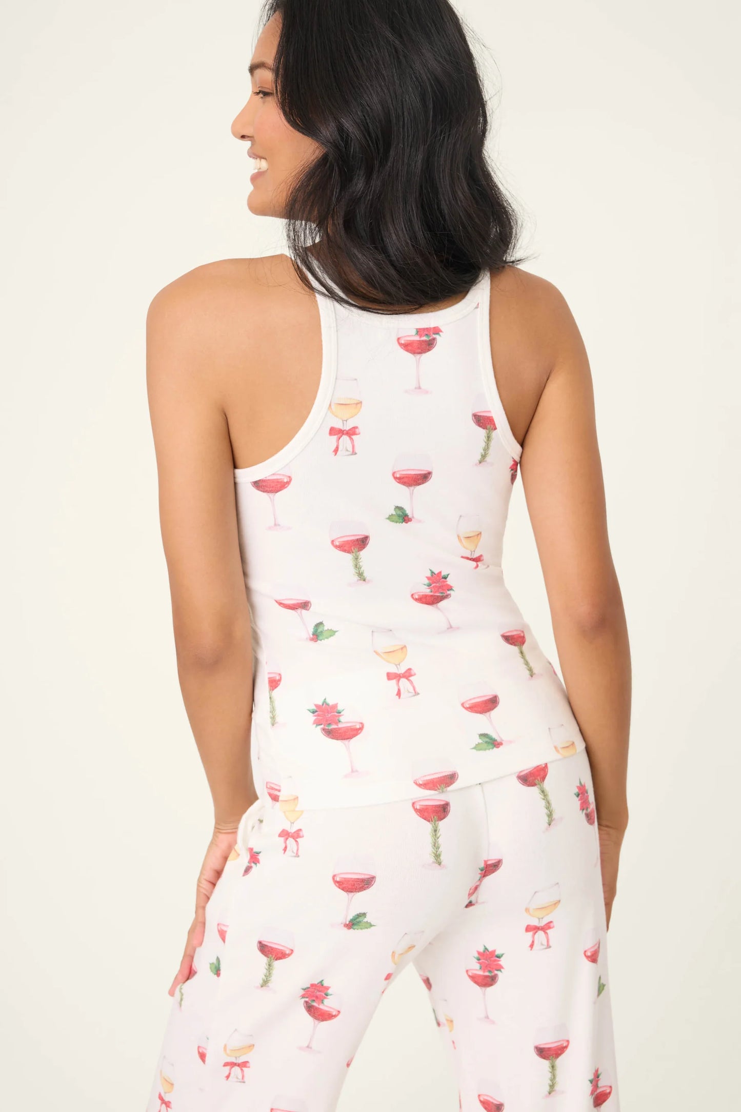 Lets Get Toasty Tank Top In Ivory - PJ Salvage