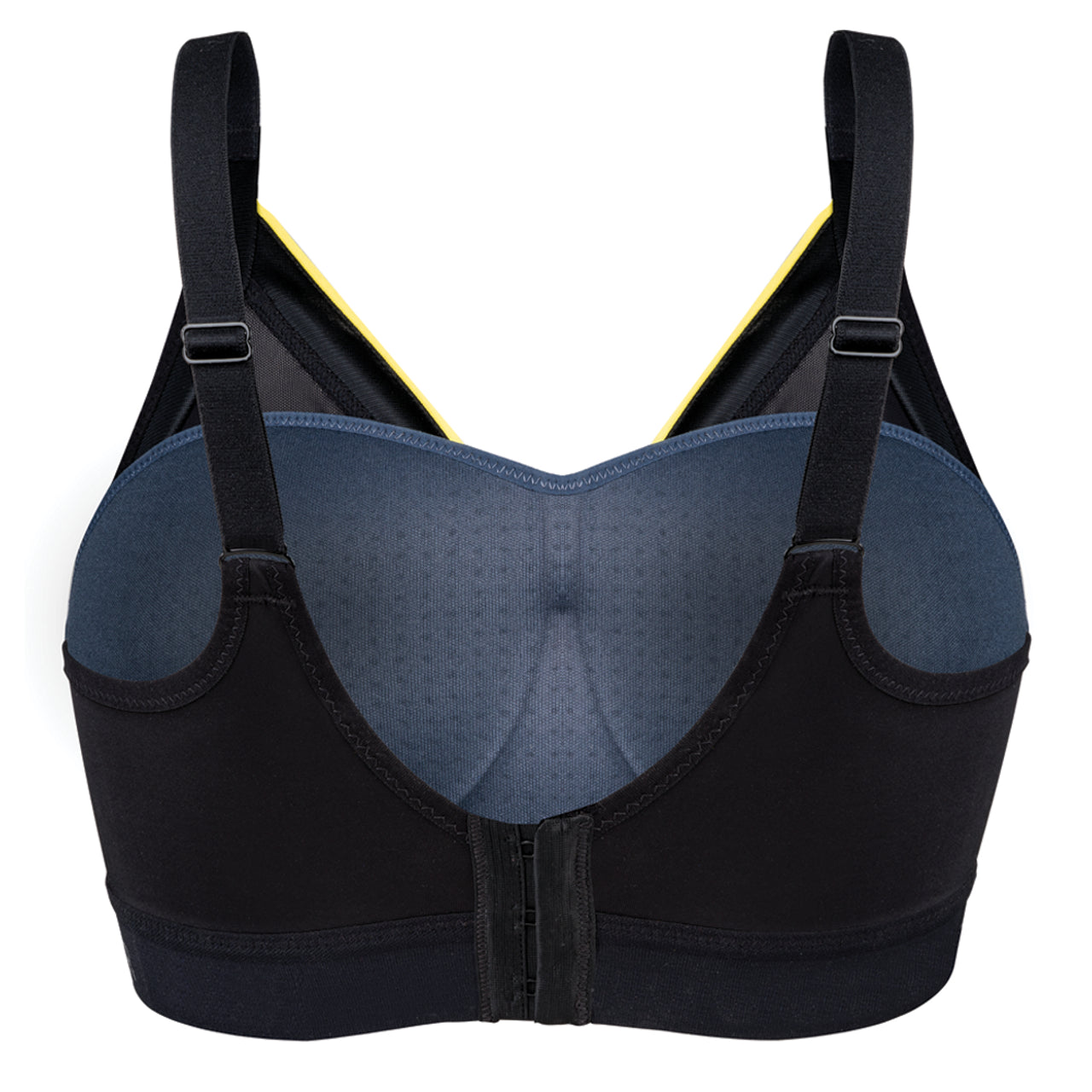 Active Shapesd Padded Support Sports Bra In Slate Grey - Shock Absorber - BraTopia
