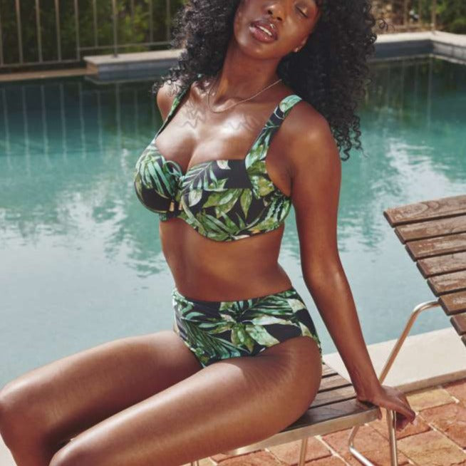 Bali Full Cup Bikini In Palm Print - Panache – BraTopia