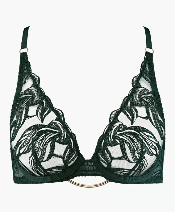 Into The Groove Triangle Bra In Forest - Aubade - BraTopia