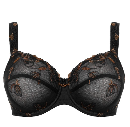 Ulla Underwire Bra In Black - Ulla - BraTopia