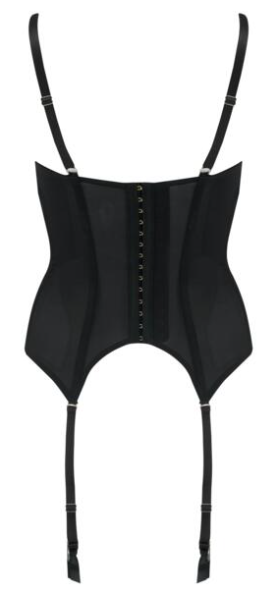 Milan Underwired Basque In Black - Pour Moi - BraTopia