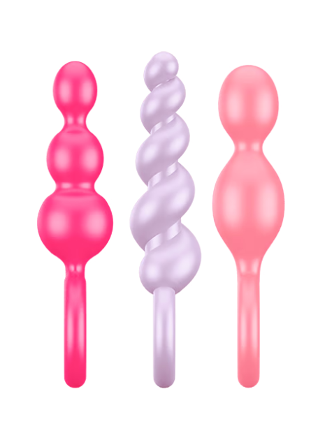 Booty Call Set In Pink, Purple & Red - Satisfyer - BraTopia