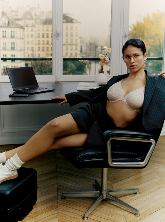 Norah Front Closure Bra In Rose - Chantelle - BraTopia