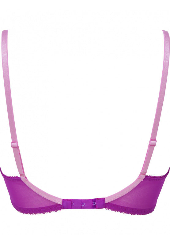 Superboost Lace Padded Plunge Bra In Orchid - Gossard - BraTopia