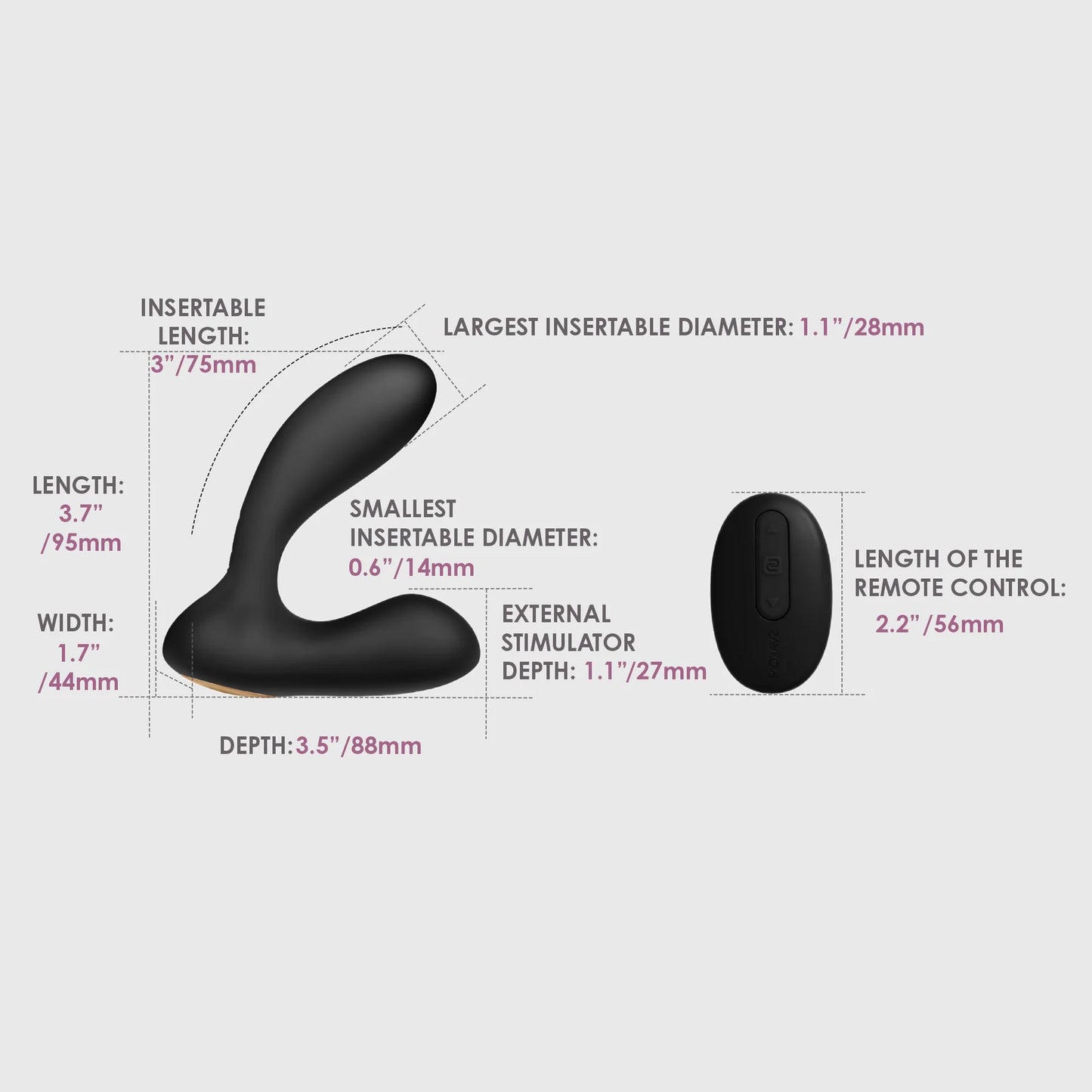 Vick Neo Interactive Massager In Black - Svakom - BraTopia