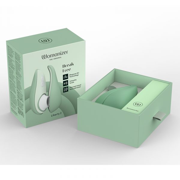 Liberty 2 Vibrator In Sage - Womanizer - BraTopia