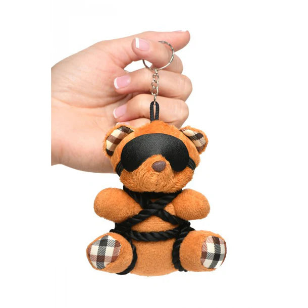 Rope Bondage Teddy Bear Keychain - EP