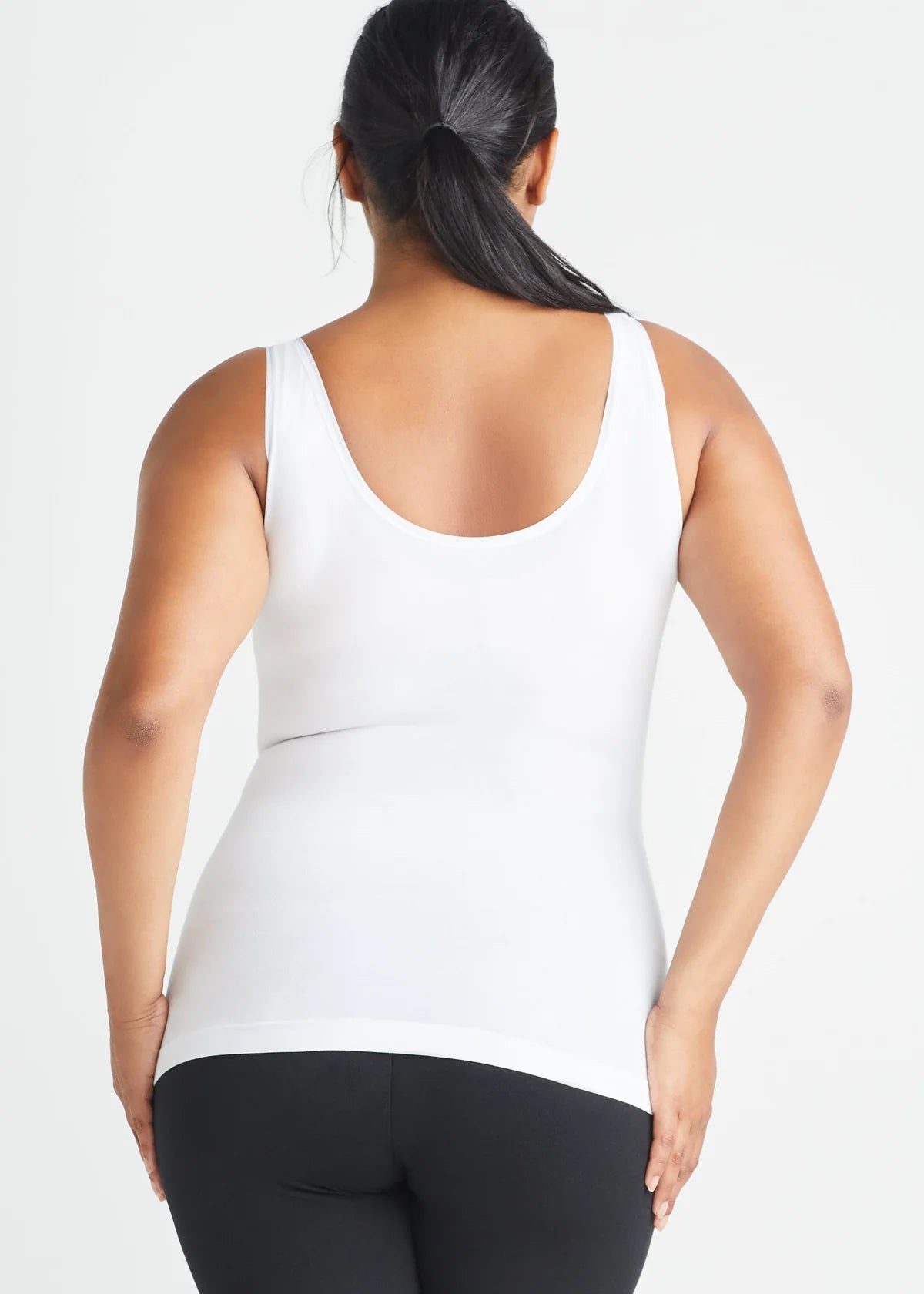 2-Way Shaping Tank In White - Yummie - BraTopia