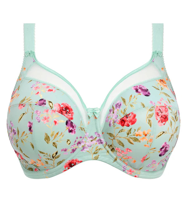 Kayla Underwire Bra In Blue Haze - Goddess