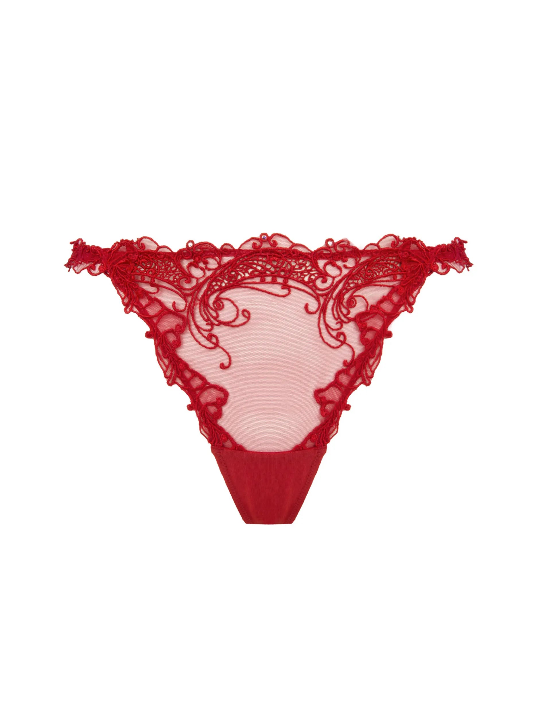 Lise Charmel Soir Venise Thong - Rouge Venise | BraTopia Lise Charmel Soir Venise Thong - Rouge Venise | BraTopia