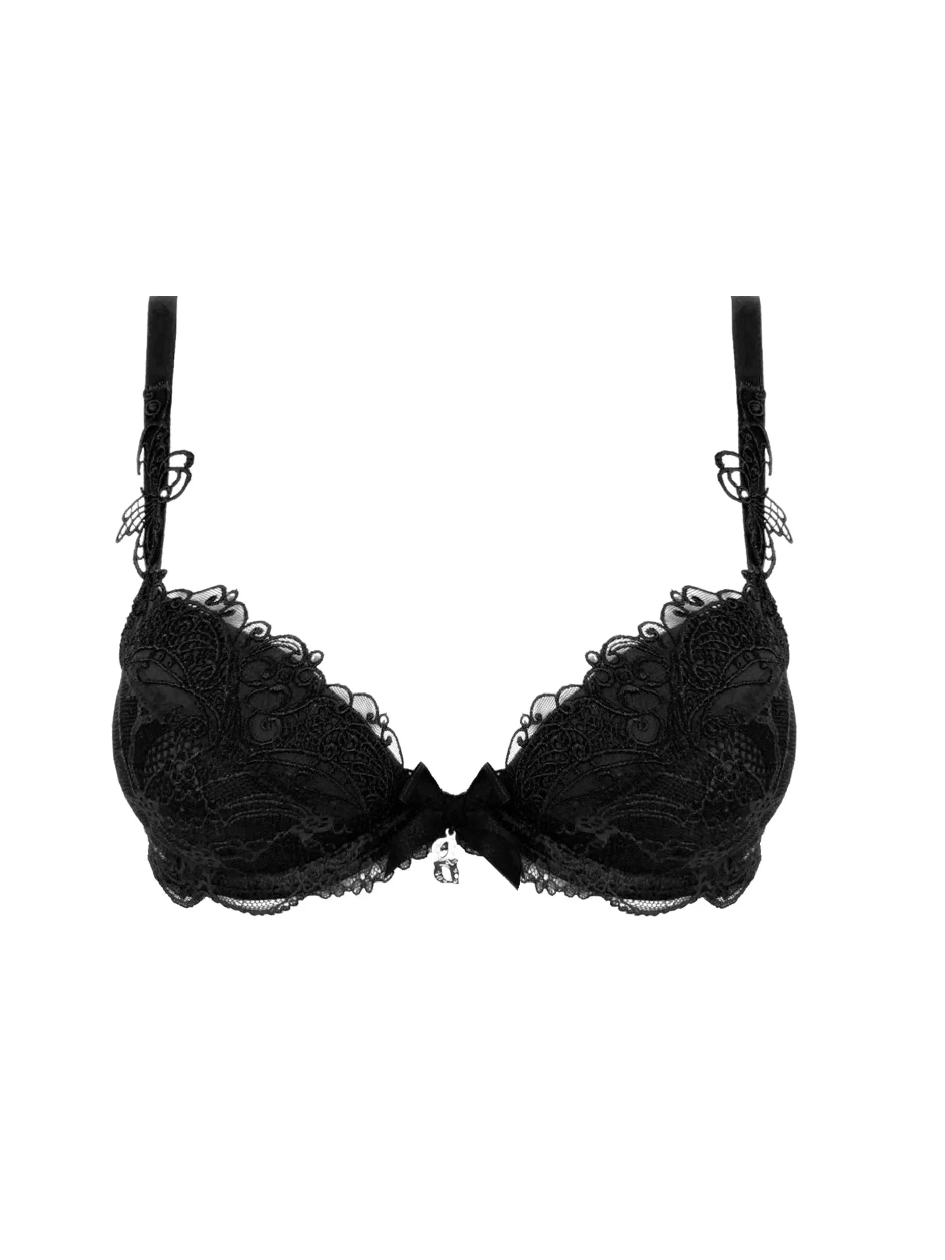 Lise Charmel Soir Venise Push-Up Bra Black BraTopia