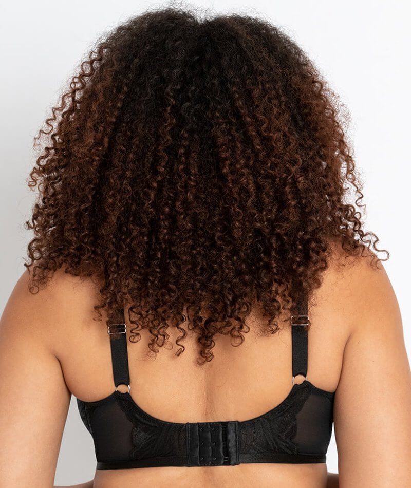 Lace Daze Balcony Bra In Black - Curvy Kate - BraTopia