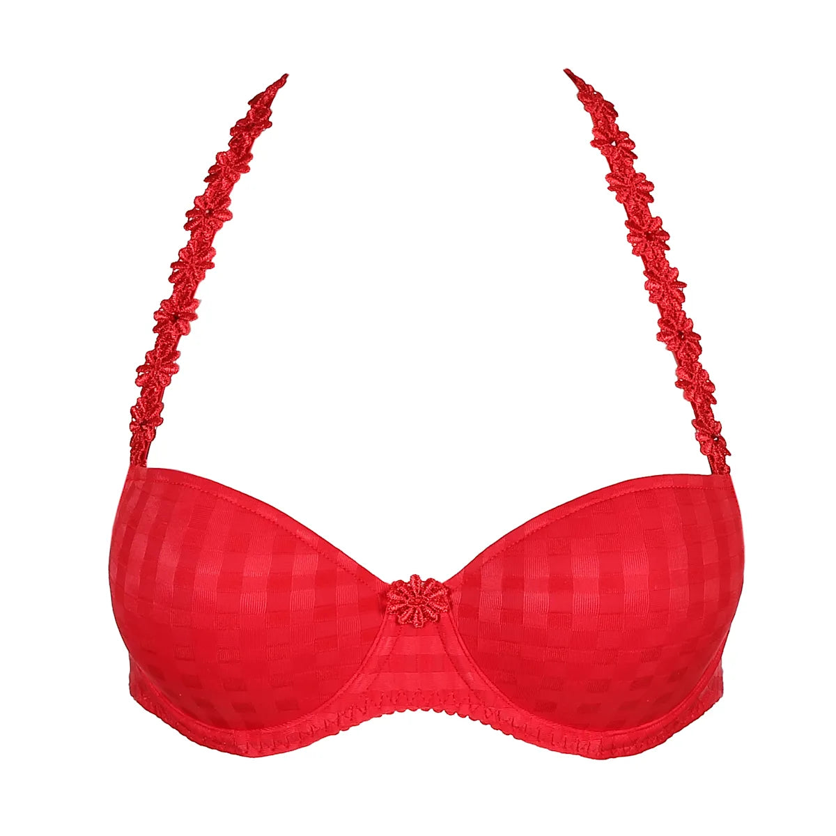 Avero Padded Balcony Bra In Scarlet - Marie Jo