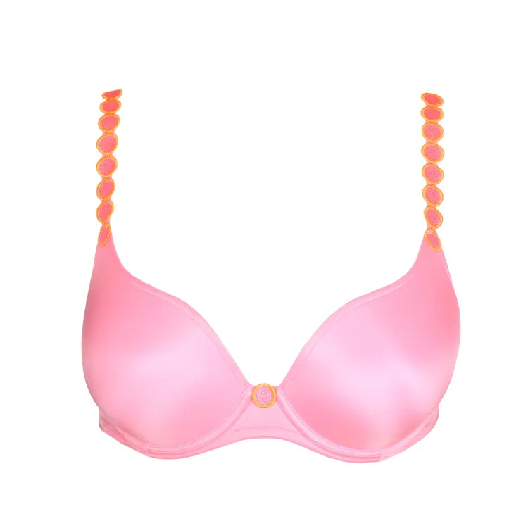 Tom Padded Heart Shape Bra In Happy Pink - Marie Jo - BraTopia