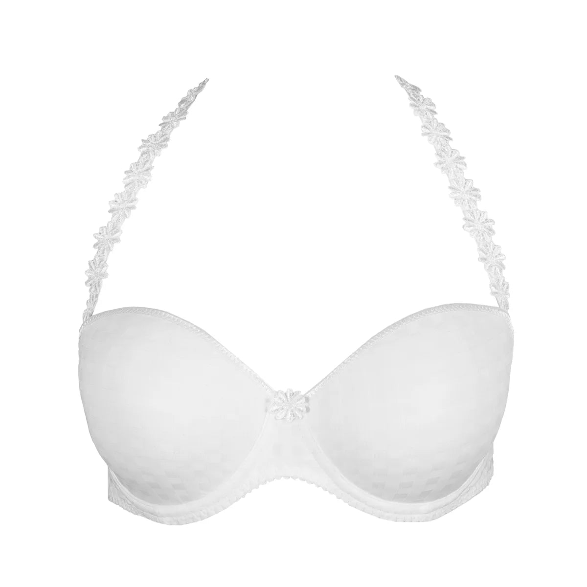 Avero Padded Strapless Bra In White - Marie Jo