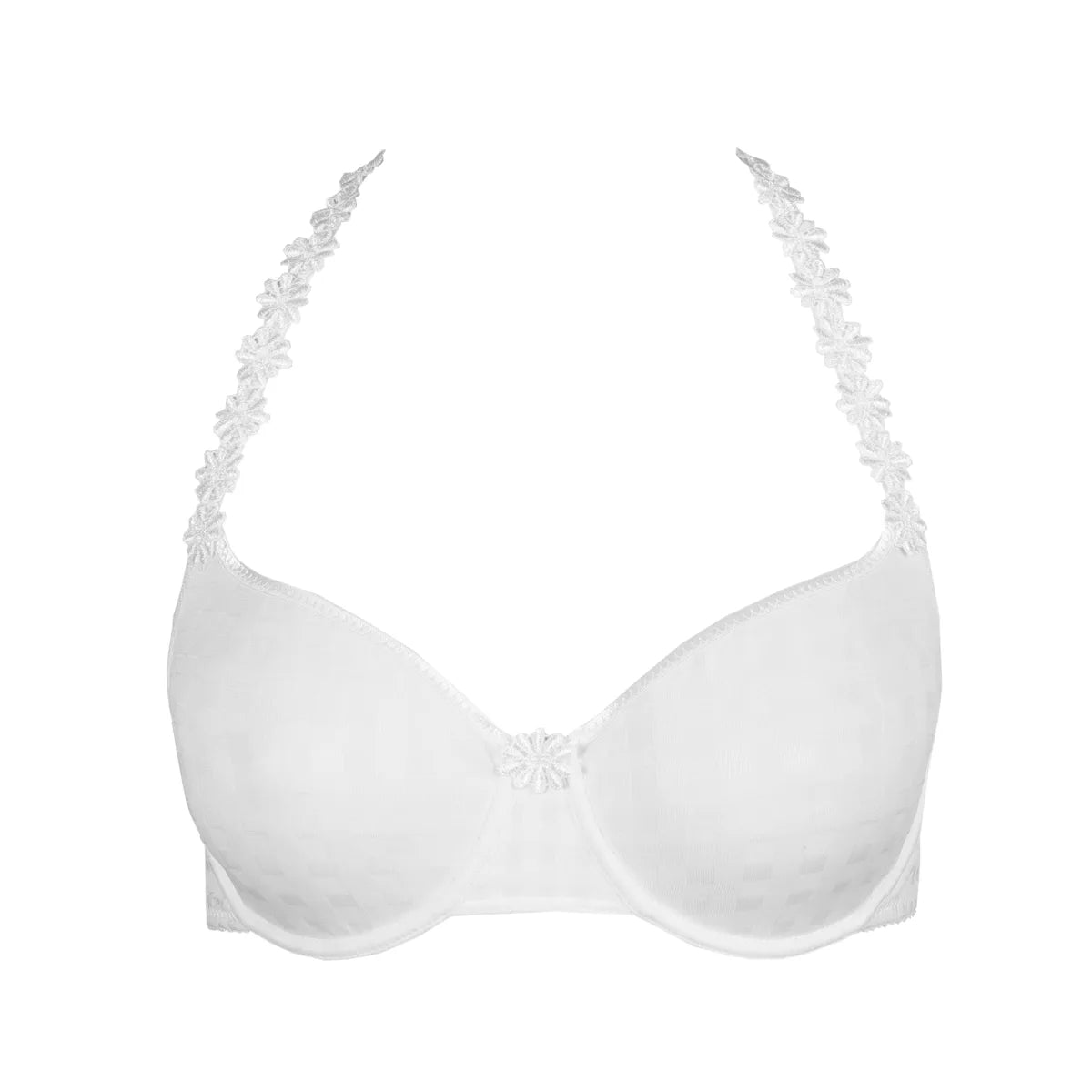 Avero Non Padded Full Cup Seamless Bra In White - Marie Jo - BraTopia