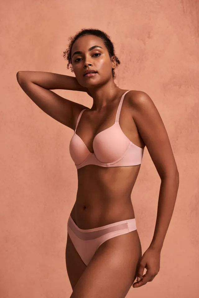 Louie Push Up Bra In Powder Rose - Marie Jo - BraTopia