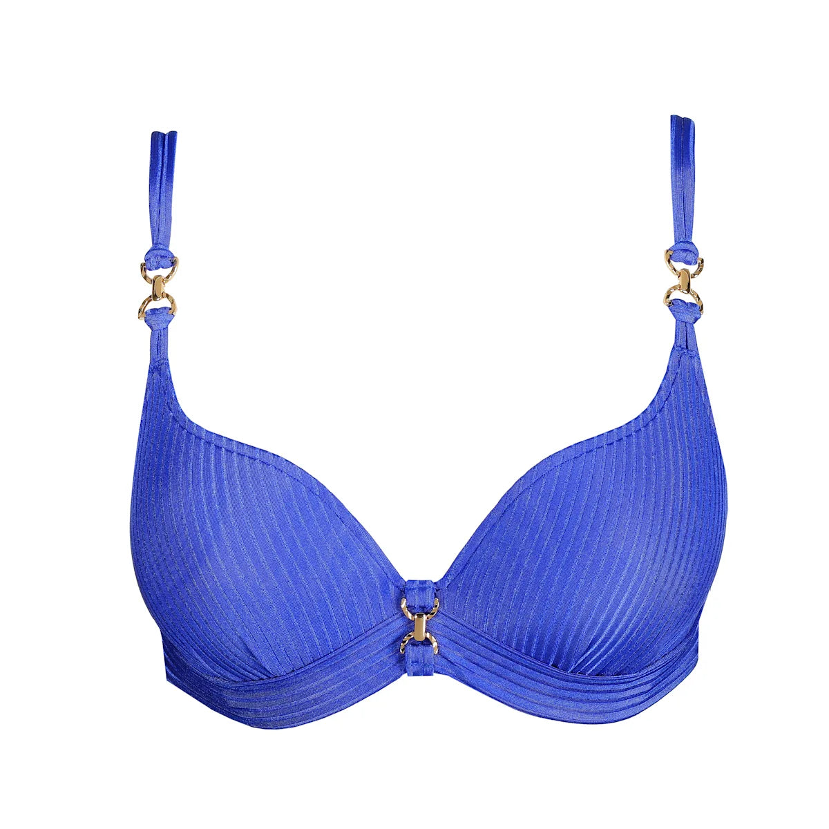 Emly Padded Bikini Top Heartshape in Electric Blue - Marie Jo