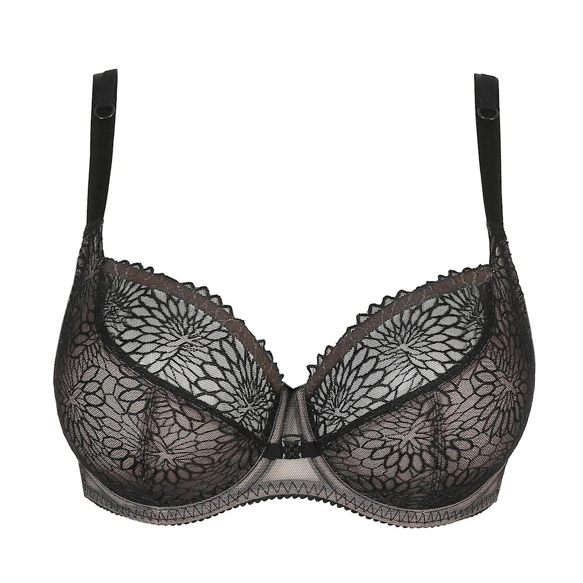 Sophora Balcony Bra Tulip Seam In Black - Prima Donna - BraTopia