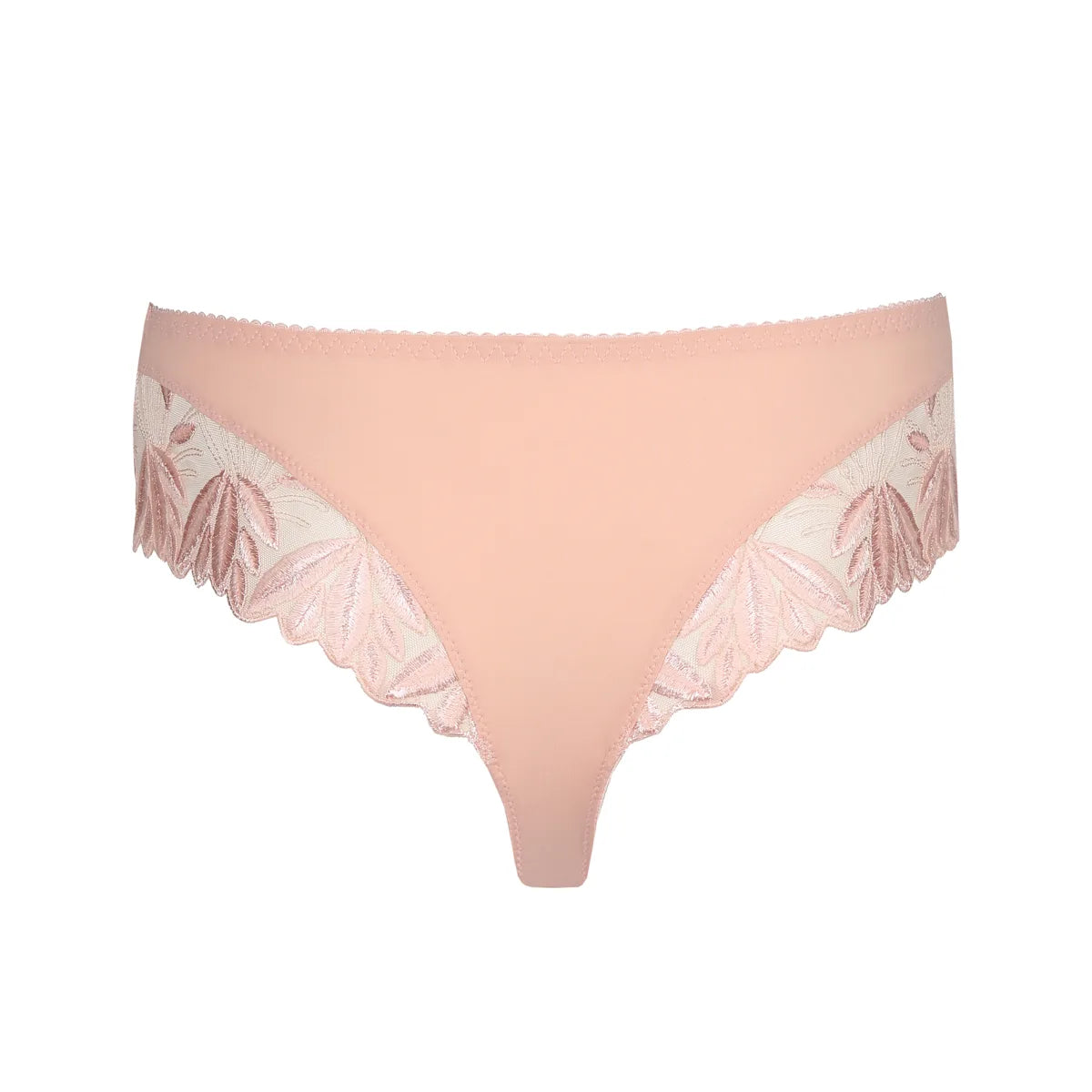 Orlando Luxury Thong In Pearly Pink - Prima Donna - BraTopia