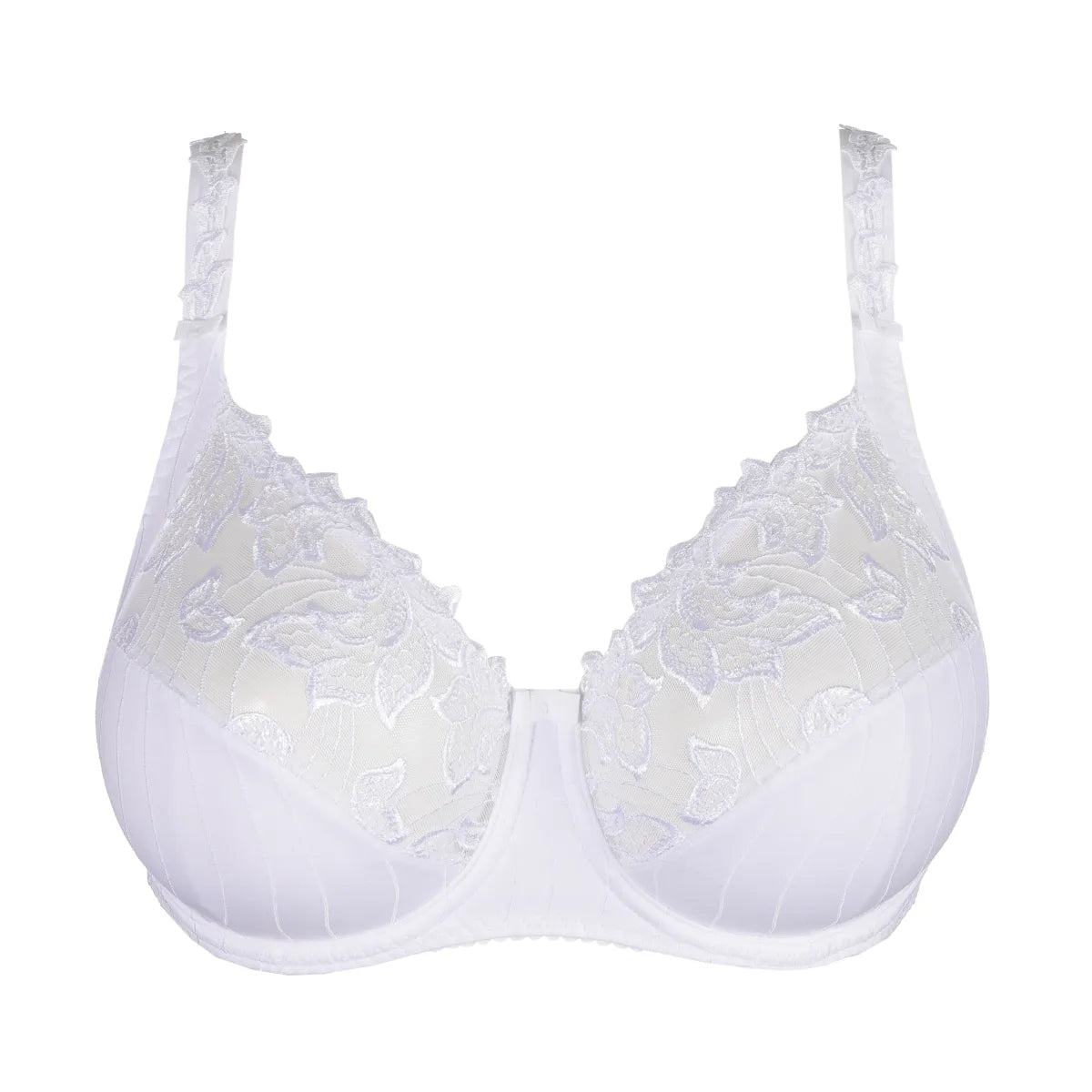 Deauville Full Cup Underwire Bra In White - Prima Donna - BraTopia