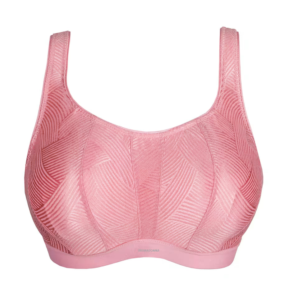The Game Padded Sports Bra In Orchid Pink - Prima Donna