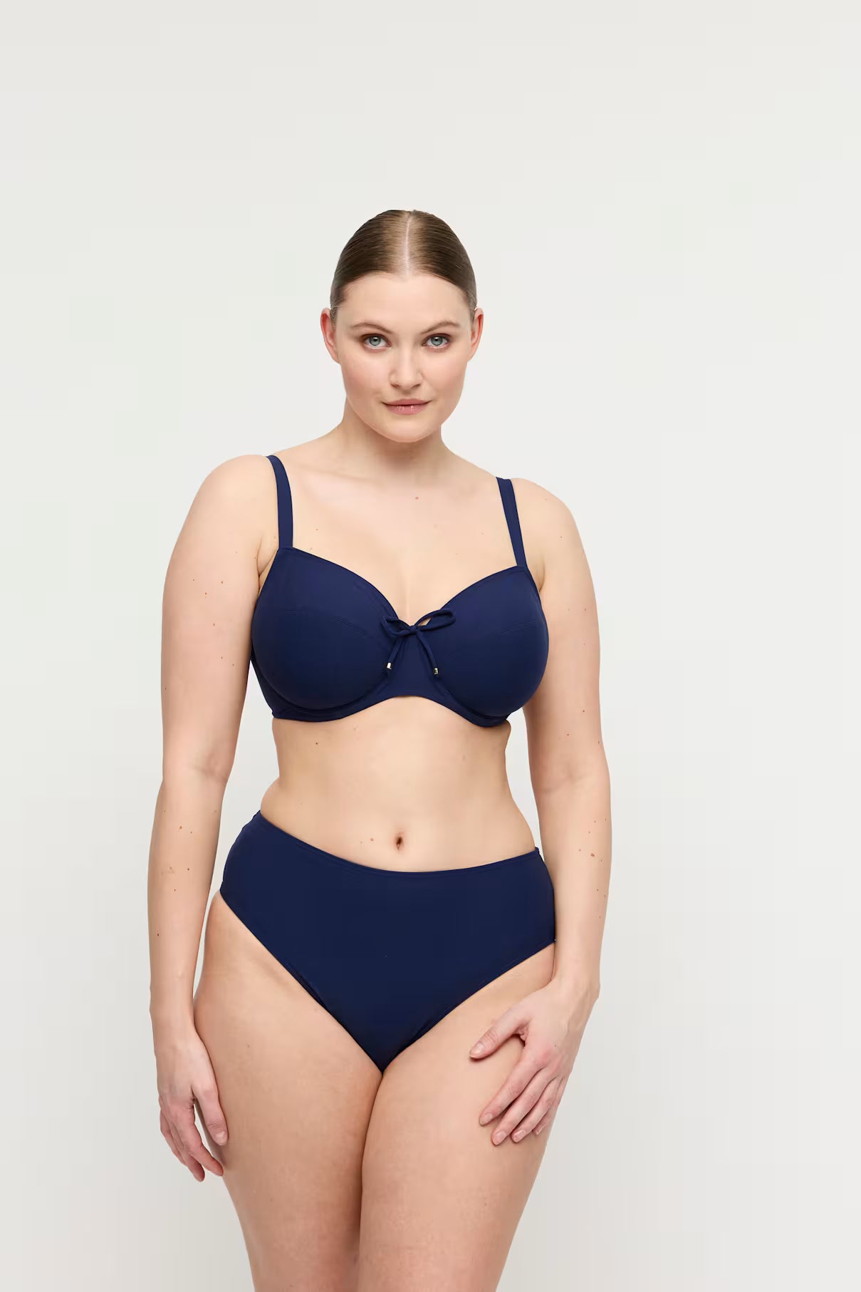 Aswan Full Cup Bikini Top in Water Blue - Prima Donna